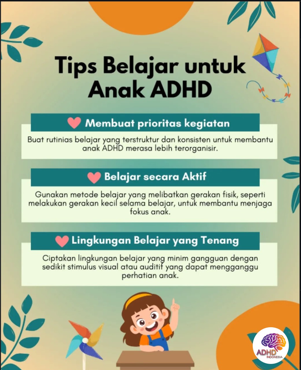Strategi Belajar yang Cocok untuk Anak ADHD di Kabupaten Teluk Bintuni